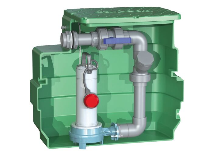 Pompe De Relevage Eaux Usées Pum Plastique